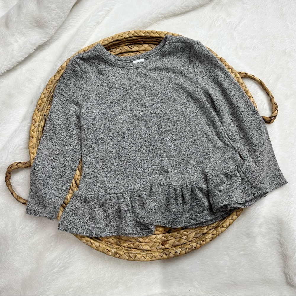 18/24m Grey Peplum Top